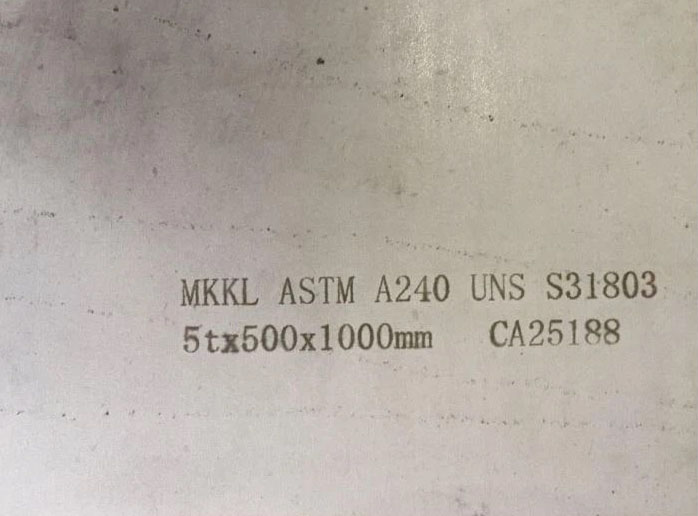 A240 UNS S31803 Plate