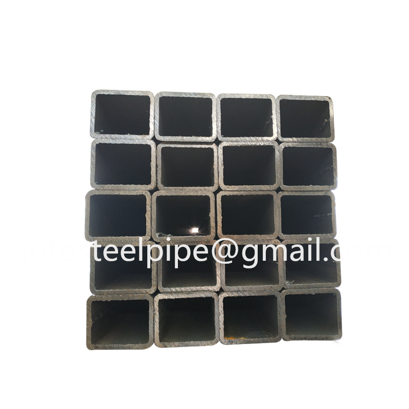 China Promotion 40x40mm 6m Length Black Iron Square Tube Steel Pipe For